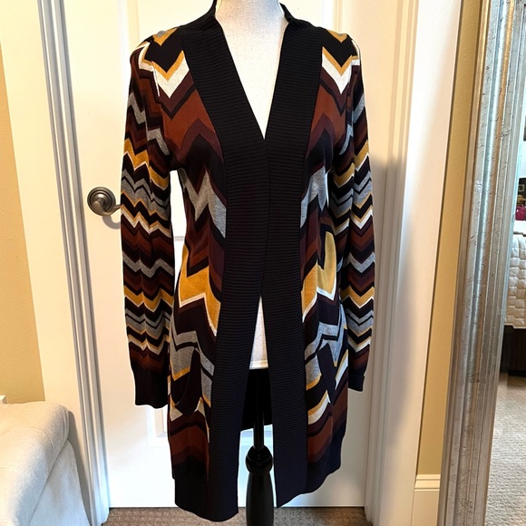 Missoni for Target Iconic Long Sleeve Cardigan for set ZigZag Black Knit Sweater - Picture 1 of 4